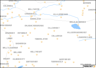 map of The Fishpond Cross Roads